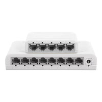 5/8 Port Ethernet Switch 10/100/1000Mbps Desktop Gigabit Network Switch Adapter RJ45 Ethernet Switch Auto MDI/MDIX Fast Switch