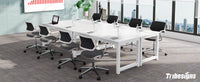 Moderner großer Büroschreibtisch