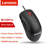 Lenovo USB Maus – Kabelgebunden & Zuverlässig