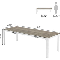 Extra langer Schreibtisch für zwei Personen