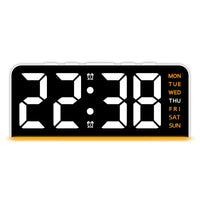 Neue Digitale LED Wecker Desktop Tischuhr Nachtlicht mit Zeit Temperatur Display Hintergrundbeleuchtung Snooze Uhr Moderne Dekor