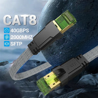 CAT8 Ethernet-Kabel für schnelles Internet