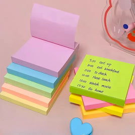 100 Sheets Colored Stickers, Notepads, Post-its, Paper Stickers, Posted, Memo, Notepad, Notebook, School, Office, Stationery, Sticky Message