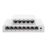 5/8 Port Ethernet Switch 10/100/1000Mbps Desktop Gigabit Network Switch Adapter RJ45 Ethernet Switch Auto MDI/MDIX Fast Switch