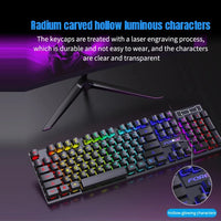 Mechanische Gaming-Tastatur mit Maus