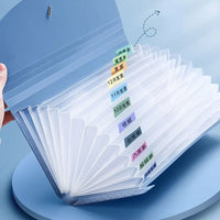 Tragbare Akkordeon13 Taschen erweitern Datei Ordner Kunststoff Business Document Organizer Karte Home Office Supplies