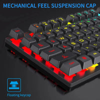 Mechanische Gaming-Tastatur mit Maus
