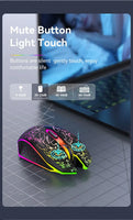 RGB Bluetooth Gaming Maus – Kabellos & Wiederaufladbar