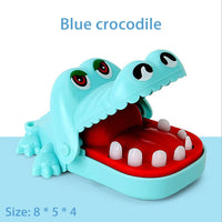 Klassisches Krokodilzahnspiel Mini Abs Krokodil Beißendes Fingerspiel Familie Tabletop Party Lustiges Spiel Spielzeugzubehör als Geschenk