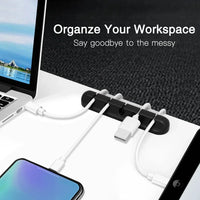 Silikon Kabel-Organizer für Schreibtisch