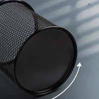 Circular Metal Pen Holder, Multifunctional Creative and Simple Storage Box for Student Office Desktops