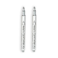 2/1Pc Pinsel Metallic Marker Stifte Gold Silber Farbe Permanent Kunst Marker Für Manga Handwerk Scrapbooking Schule Schreibwaren liefert