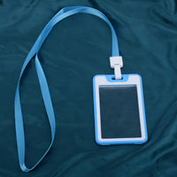 Office Card Holder Work ID Card Holder Lanyard Protective Cover Pendant Bus Bank Photo Card Holder Office Supplies Card Holder