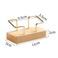 Visitenkartenhalter Organizer Büro Schreibtisch Display Ständer Memo Zähler Zubehör Tischregal Home Holz Kartenhalter Aufbewahrung