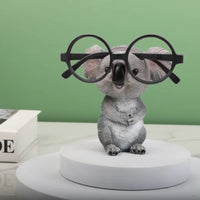 1pc Niedlichen Tier Brillen Halter, Lustige Koala Sonnenbrille Display Ständer, Harz Kreative Brillen Halter Regal HomeOffice Dekor,