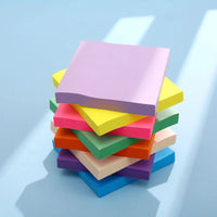 100 Sheets Colored Stickers, Notepads, Post-its, Paper Stickers, Posted, Memo, Notepad, Notebook, School, Office, Stationery, Sticky Message