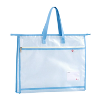 Transparent A3/A4 File Storage Bag, Thickened Multi-layer Zipper Bag, Large Capacity with Handle, Art Portfolio Case
