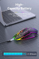 RGB Bluetooth Gaming Maus – Kabellos & Wiederaufladbar