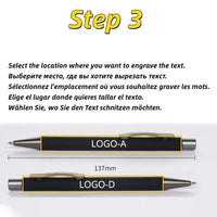 20-200 Stifte Großhandel Metall Kugelschreiber Werbestift Gummi Textur Individuelles Logo Text Lasergravur Anpassbares Namenslogo