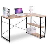 WOLTU 1PC Computertisch L-förmiger Büroschreibtisch PC Laptop Tisch Workstation Studie Schreibtisch Esszimmer Gaming Tisch