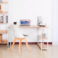 WOLTU 1PC Computertisch L-förmiger Büroschreibtisch PC Laptop Tisch Workstation Studie Schreibtisch Esszimmer Gaming Tisch