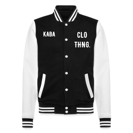 College Sweat Jacket - black/white